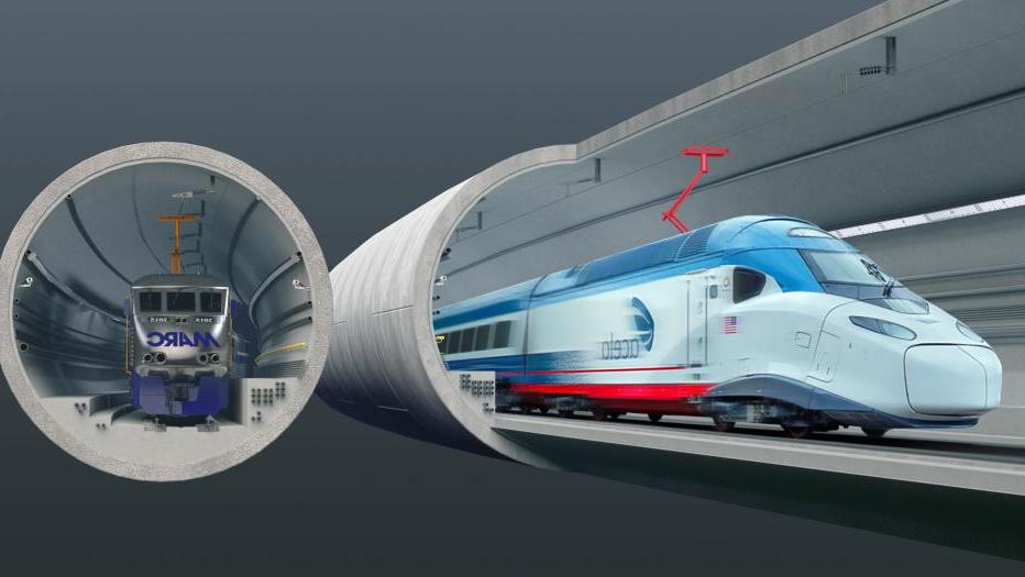 Frederick Douglass Tunnel rendering courtesy of Amtrak